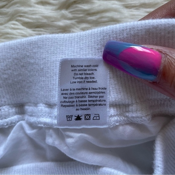 Coldwater Creek Pants Pull On Elastic Waist 100% Linen White 16 - Picture 9 of 12